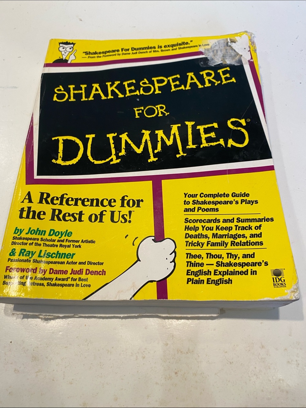 “Shakespeare for Dummies,”